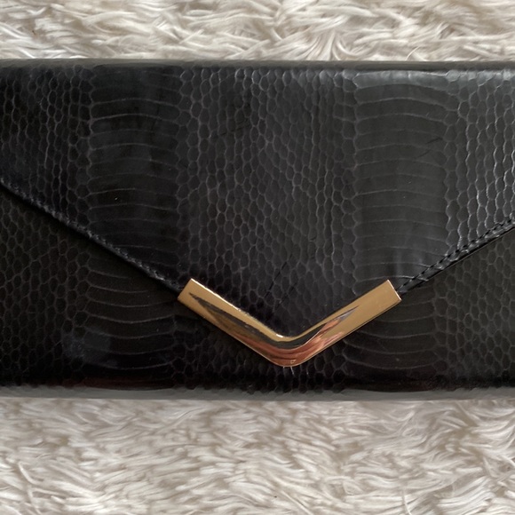 Womens Leather clutch envelope bag - Picture 1 of 8